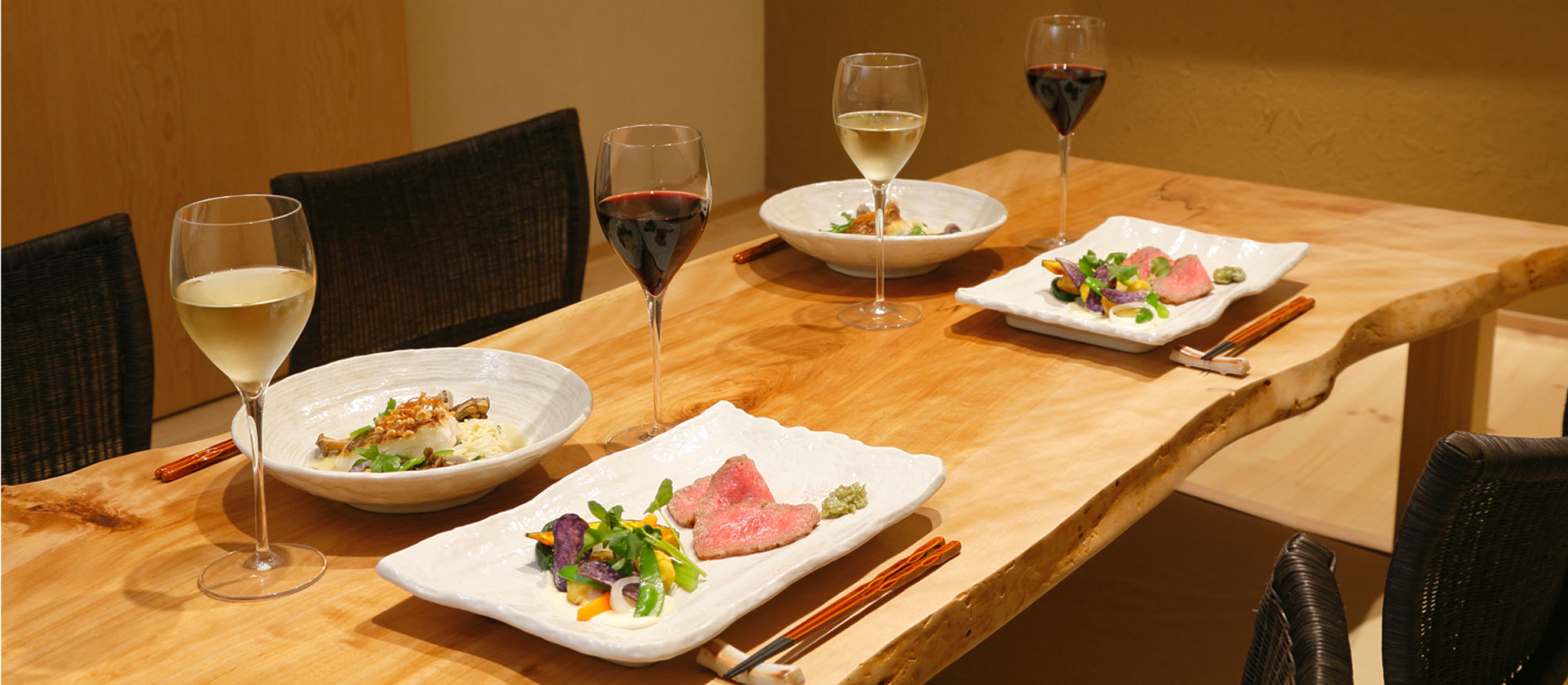 フレンチコース料理